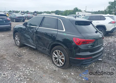 2021 Audi Q3 Premium 45 Tfsi S Line Quattro Tiptronic from USA, damaged, VIN WA1DECF36M1010936